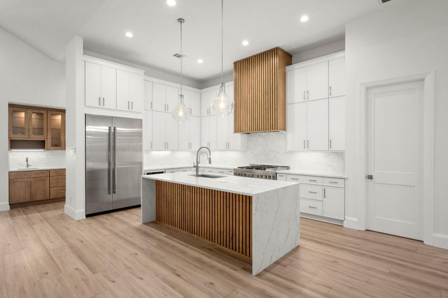 Furnished interior view inside a new home in , New Waverly (Image 6).