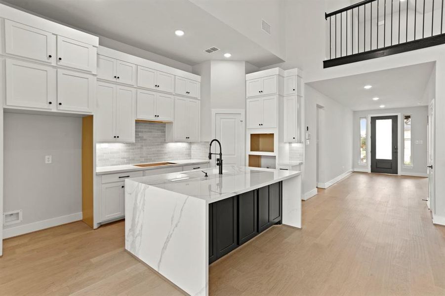 Open Concept Kitchen With Tons of Cabinets