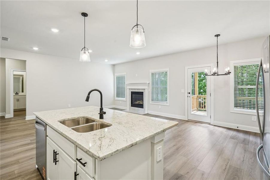 Furnished interior view inside a new home in Martin Springs - Estate Series, Lawrenceville (Image 15).