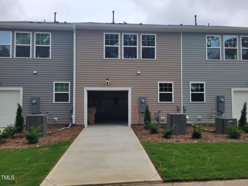 Garage on Rear of Home