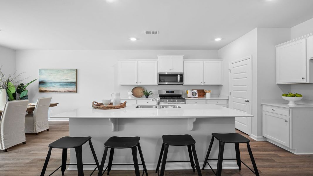 Furnished interior view inside a new home in Fernhill Farms, Statesboro (Image 14).