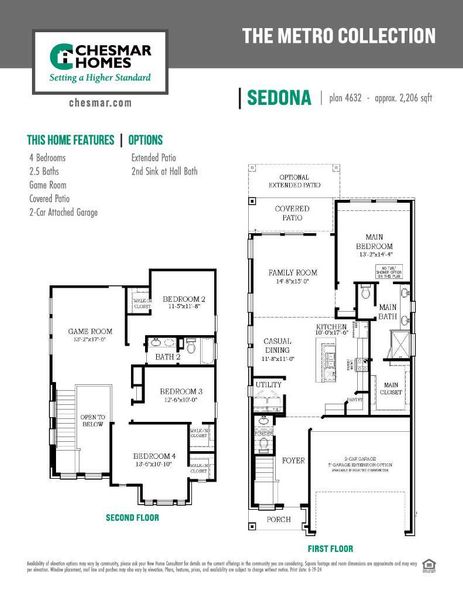 2D floor plan layout of this home in Wood Leaf Reserve, Tomball, TX (Image 3).