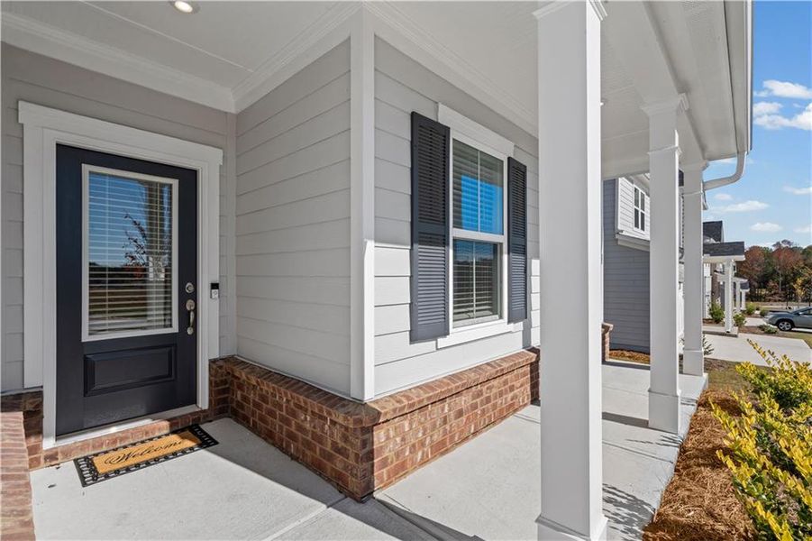 Exterior details and patio area of a home in Berkeley Mill, Cumming (Image 3). Exterior details and patio area of a home in Berkeley Mill, Cumming (Image 3).