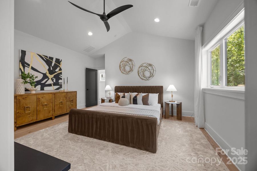 Furnished interior view inside a new home in , Charlotte (Image 18).