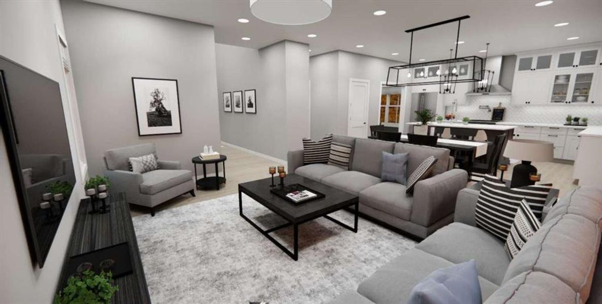 Furnished interior view inside a new home in , Carrollton (Image 31).