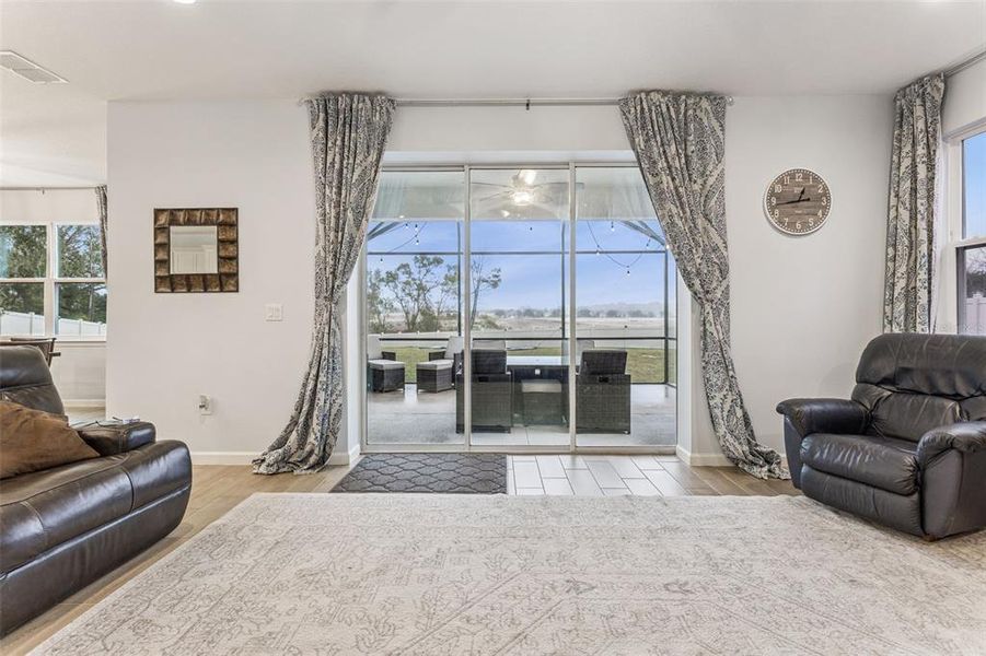 Furnished interior view inside a new home in Talichet, Howey-in-the-Hills (Image 12). Furnished interior view inside a new home in Talichet, Howey-in-the-Hills (Image 12).