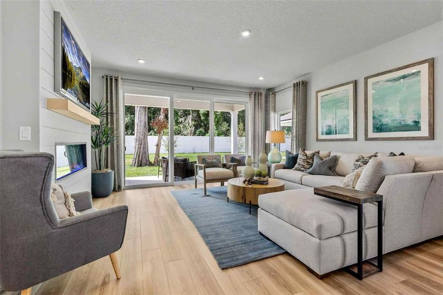 Furnished interior view inside a new home in The Cypress Series at Reserve East, Flagler Beach (Image 9).