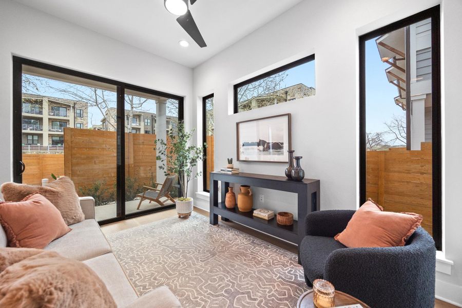 Furnished interior view inside a new home in , Austin (Image 4).