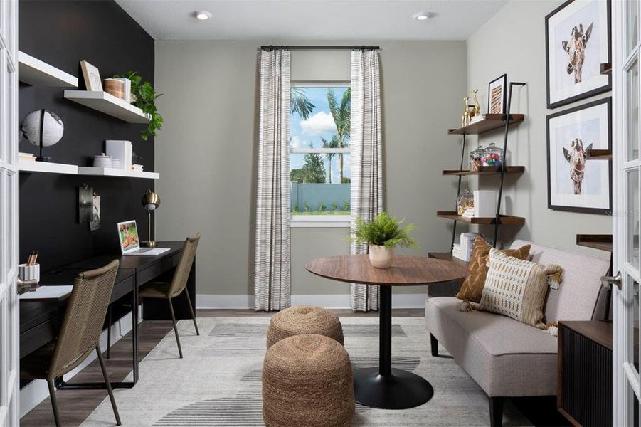 Furnished interior view inside a new home in Sunstone at Wellen Park, Venice (Image 12).