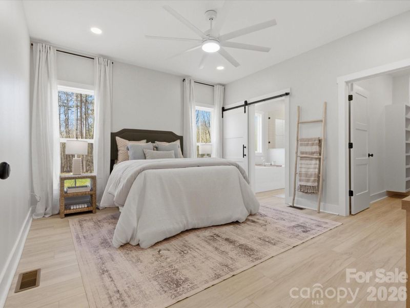 Furnished interior view inside a new home in , Bessemer City (Image 14).