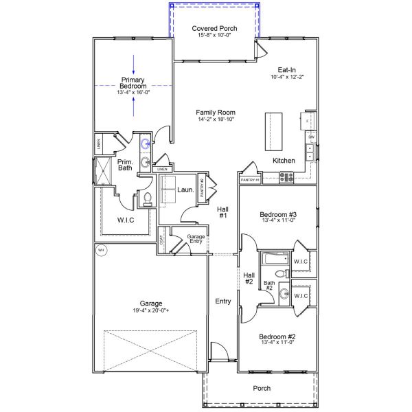 2D floor plan layout of this home in Jordan Grove, Conway, SC (Image 4). 2D floor plan layout of this home in Jordan Grove, Conway, SC (Image 4).