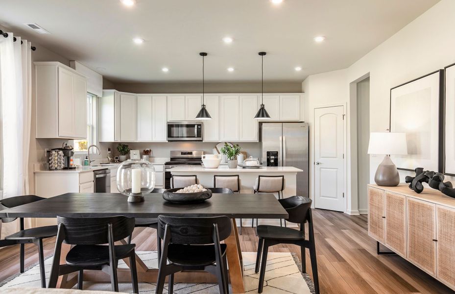 Furnished interior view inside a new home in Forest Creek, Waxhaw (Image 5). Furnished interior view inside a new home in Forest Creek, Waxhaw (Image 5).