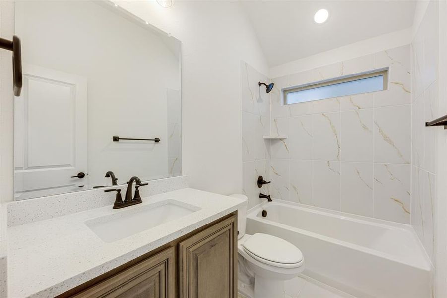 Furnished interior view inside a new home in Union Park Classic 55, Little Elm (Image 6).