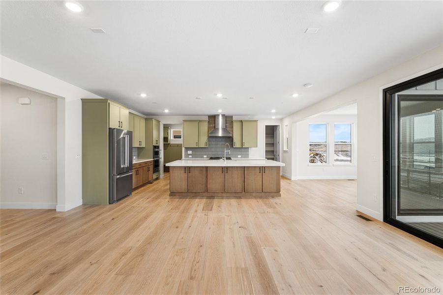 Furnished interior view inside a new home in Autograph at Lyric, Lone Tree (Image 11).