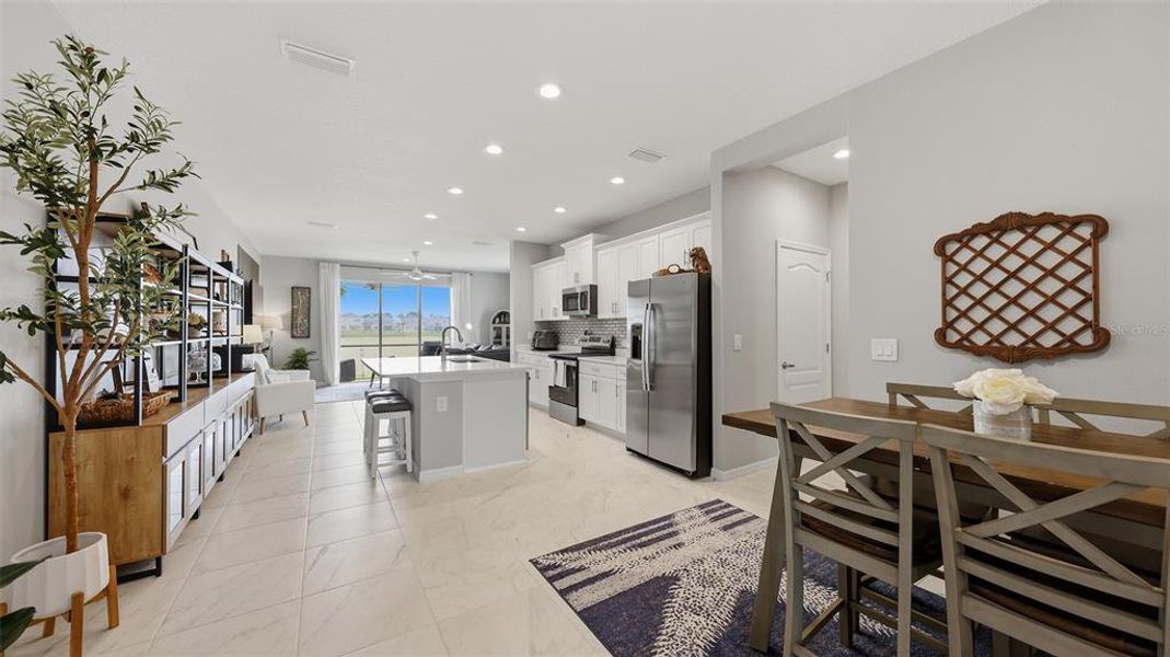 Furnished interior view inside a new home in , Sarasota (Image 41).