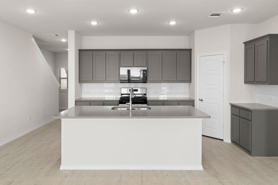 Representative exterior photo of a completed home built from the Mulberry by Impression Homes in Keeneland, Aubrey, TX (Image 5). Representative exterior photo of a completed home built from the Mulberry by Impression Homes in Keeneland, Aubrey, TX (Image 5).