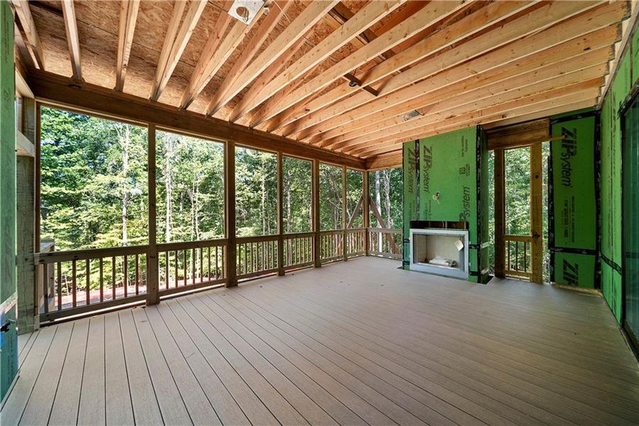 In-progress construction of a new home in Aster, Milton, GA (Image 47).