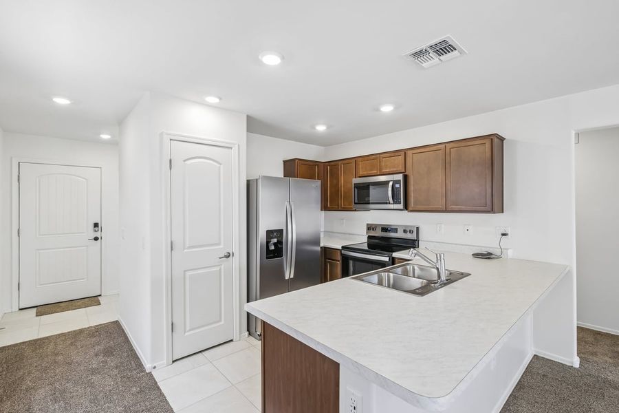 Furnished interior view inside a new home in Founders Ridge, Vail (Image 4).