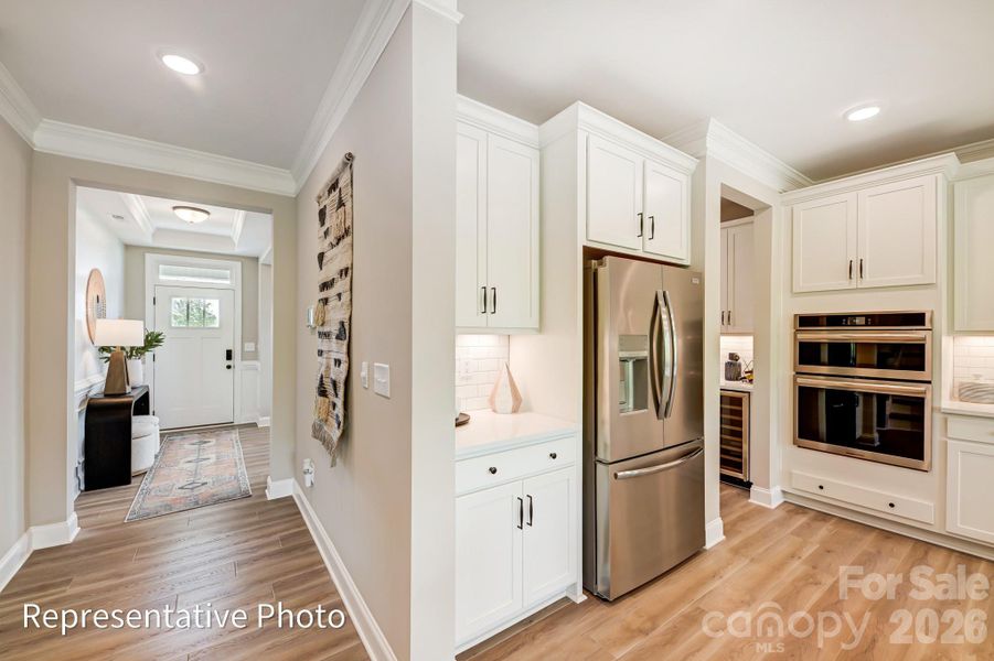 Furnished interior view inside a new home in Robinson Oaks, Gastonia (Image 27).