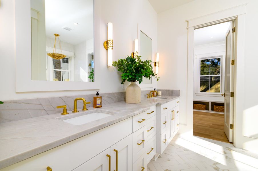 Furnished interior view inside a new home in , Mount Pleasant (Image 60).