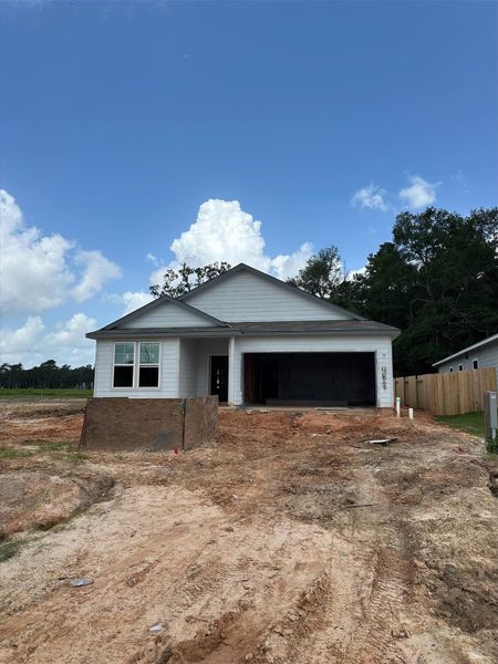 In-progress construction of a new home in Lakes at Crockett Martin, Conroe, TX (Image 22).