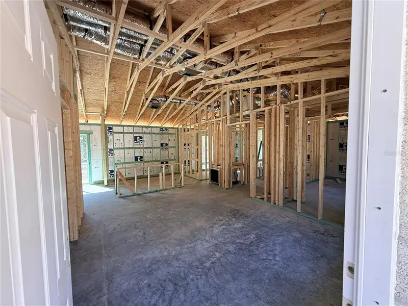 In-progress construction of a new home in , Dunnellon, FL (Image 4).