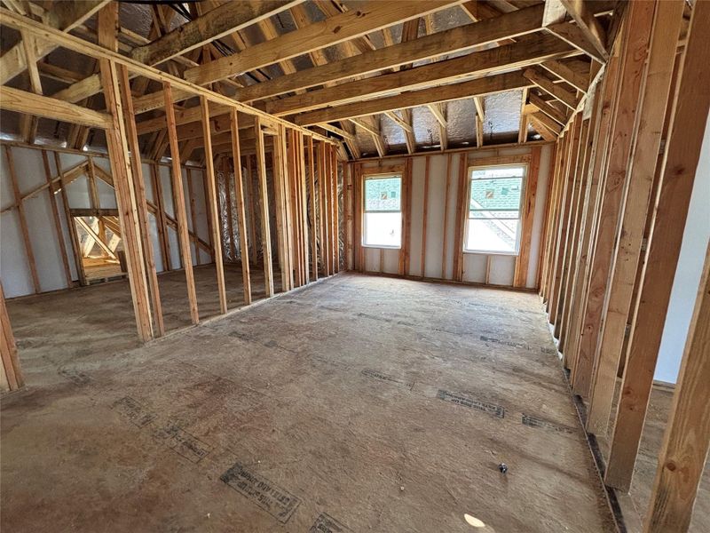 In-progress construction of a new home in Provence 70s, Austin, TX (Image 15). In-progress construction of a new home in Provence 70s, Austin, TX (Image 15).