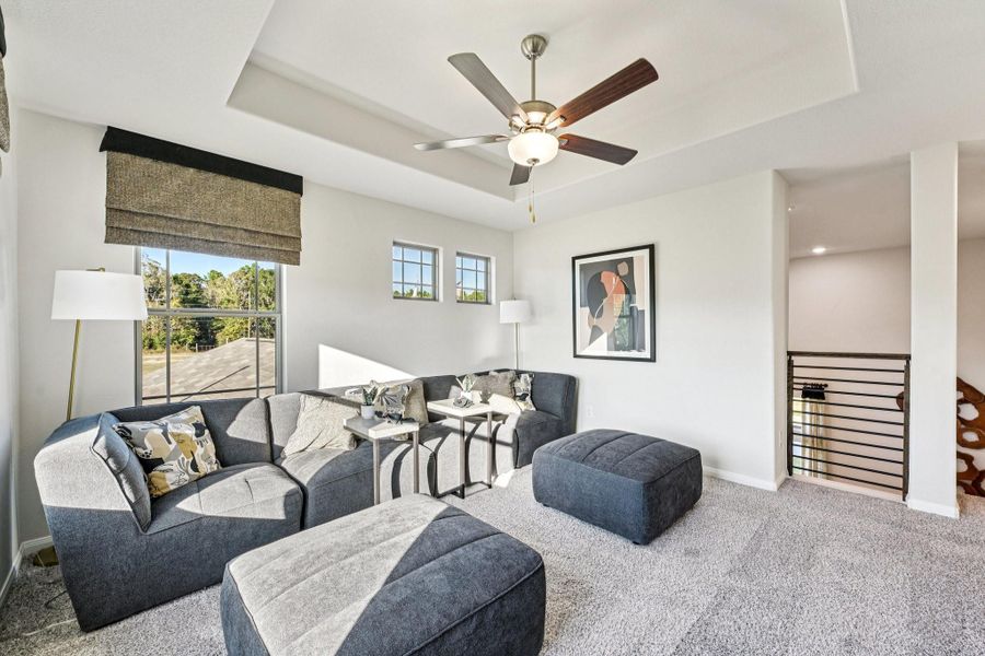 Furnished interior view inside a new home in The Landing, New Caney (Image 28).