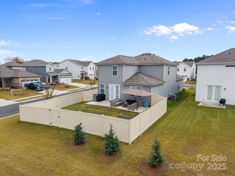 Exterior details and patio area of a home in The Meadows at Asbury Ridge, York (Image 29). Exterior details and patio area of a home in The Meadows at Asbury Ridge, York (Image 29).