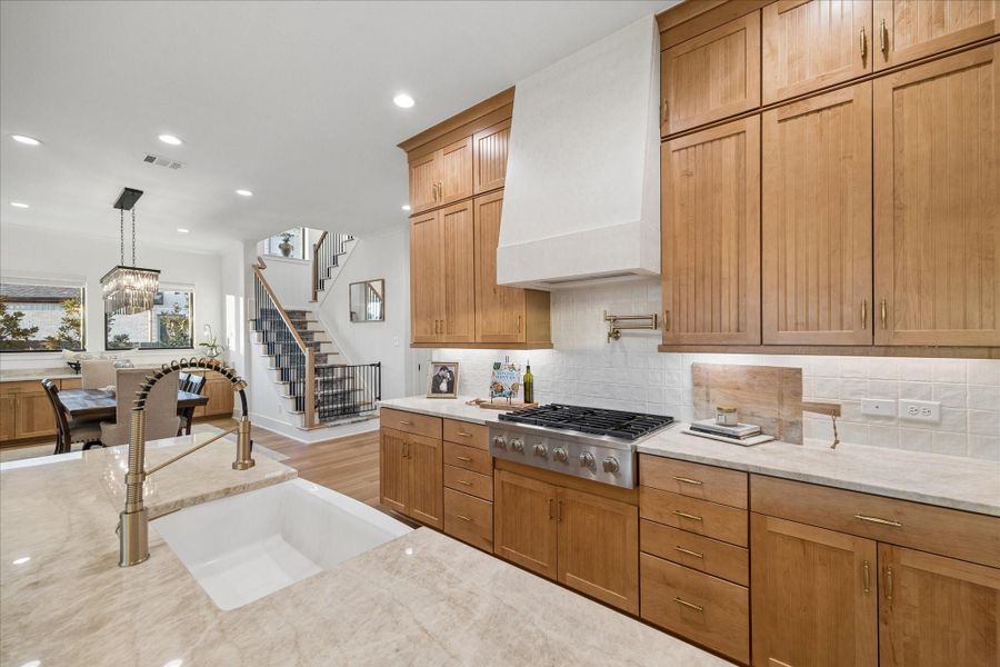 Furnished interior view inside a new home in , Katy (Image 10).