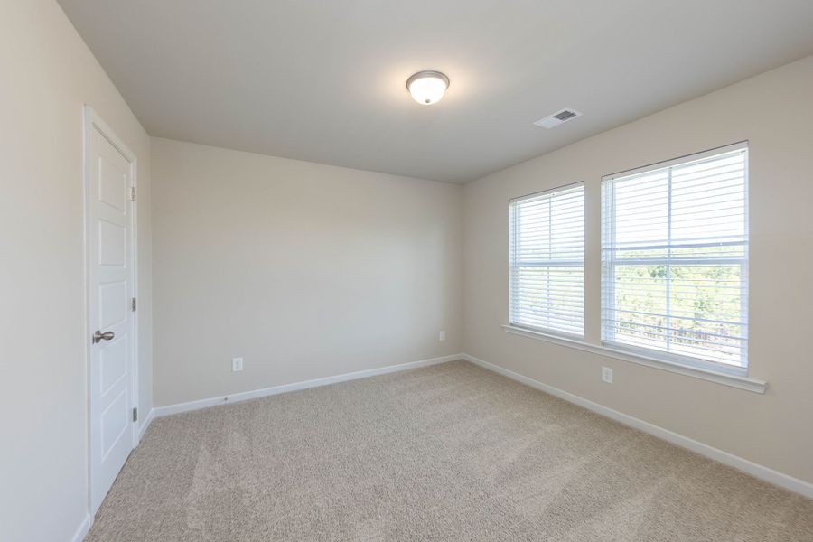 Versatile bedroom on the second level