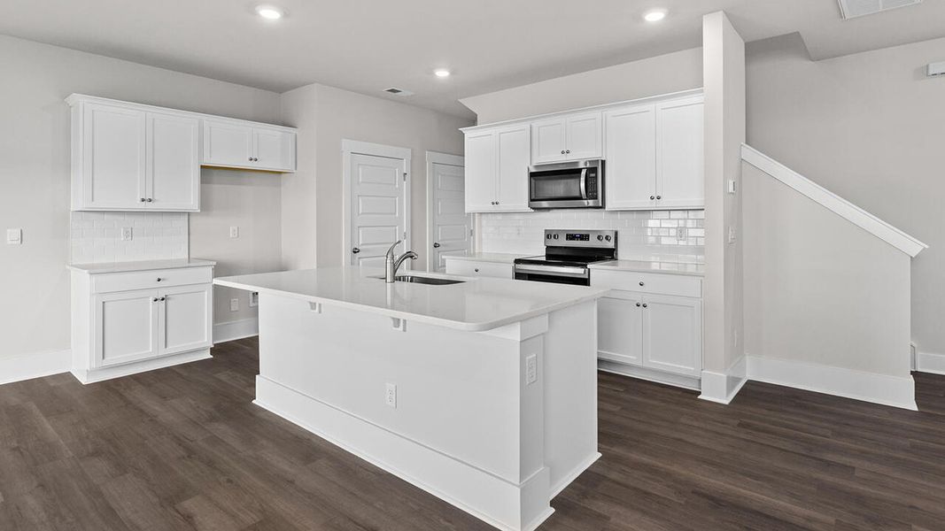 Furnished interior view inside a new home in The Haven at Indigo Preserve, Leland (Image 6).