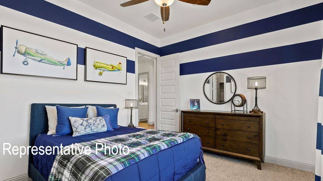 Furnished interior view inside a new home in Solterra Texas, Mesquite (Image 12).