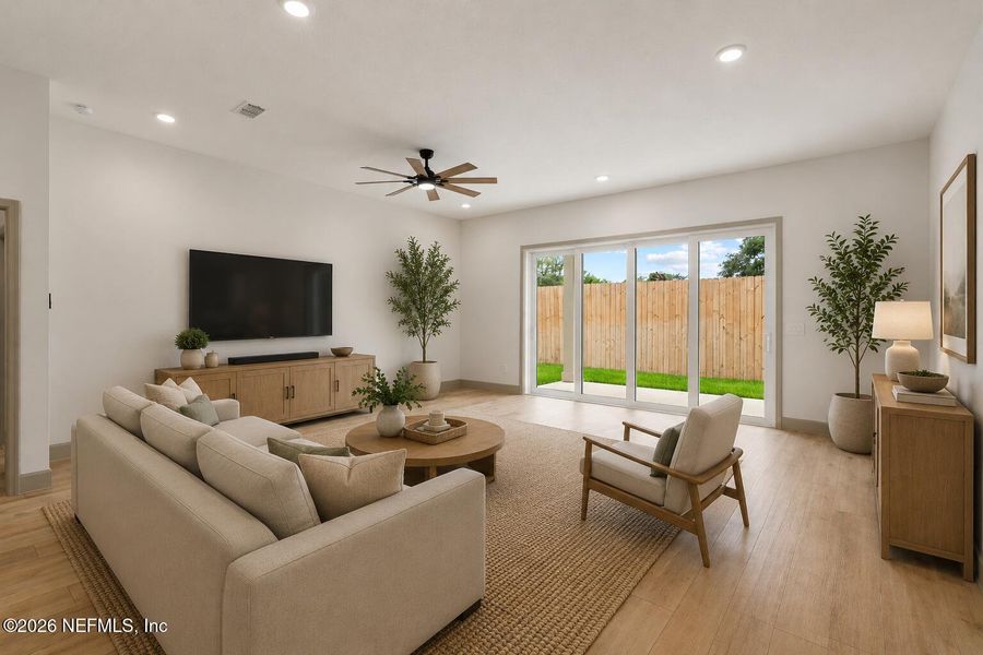 Furnished interior view inside a new home in , Orange Park (Image 11).