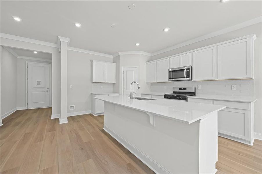 Furnished interior view inside a new home in Overland, Locust Grove (Image 6). Furnished interior view inside a new home in Overland, Locust Grove (Image 6).