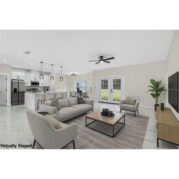 Furnished interior view inside a new home in , Weeki Wachee (Image 11). Furnished interior view inside a new home in , Weeki Wachee (Image 11).