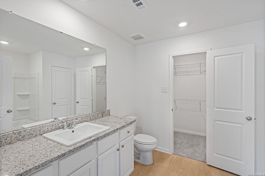 Furnished interior view inside a new home in Preserve at Medina, Von Ormy (Image 4).