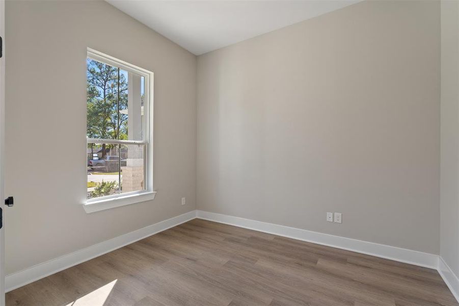 Inside the Office, Luxury Vinyl Plank on the Floor