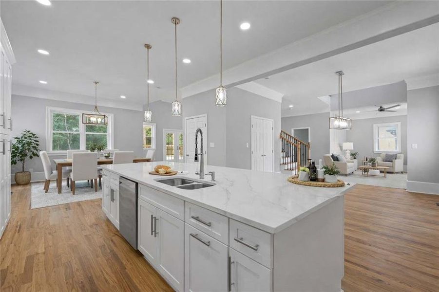 Furnished interior view inside a new home in , Fairburn (Image 10). Furnished interior view inside a new home in , Fairburn (Image 10).