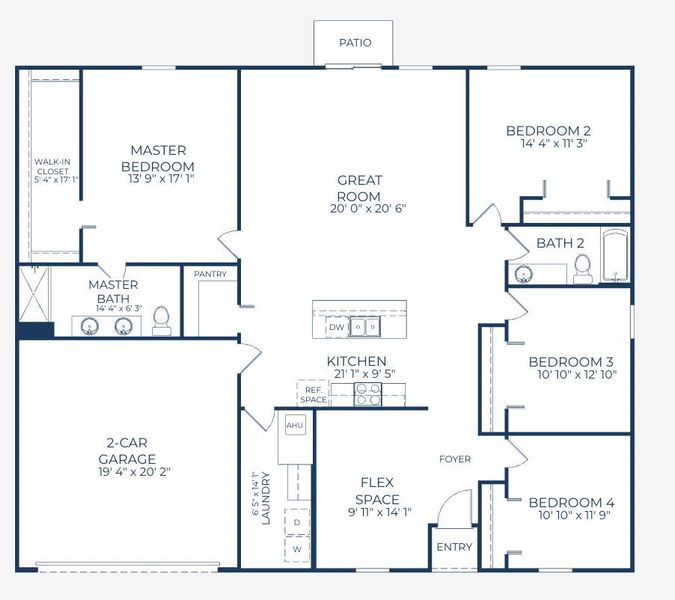 1390 Schumann Drive Floorplan