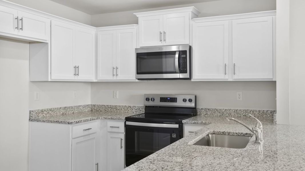 Furnished interior view inside a new home in Tanglewood Townes, Greenville (Image 7).
