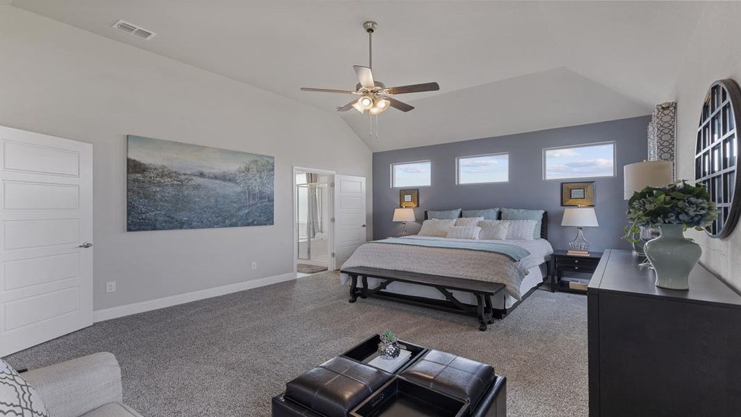 Furnished interior view inside a new home in Eagle Creek, Denton (Image 21).