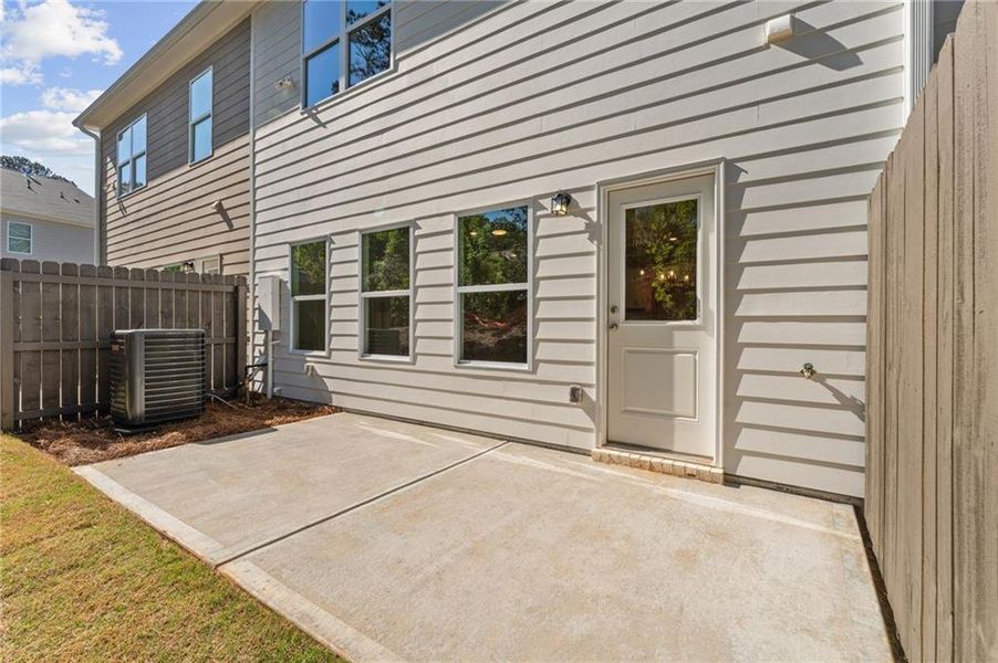 Exterior details and patio area of a home in Cherokee Township, Acworth (Image 21).