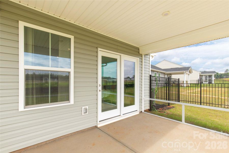Exterior details and patio area of a home in , Lancaster (Image 17). Exterior details and patio area of a home in , Lancaster (Image 17).