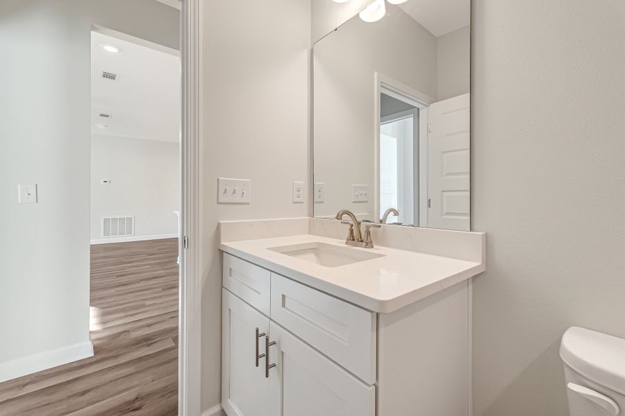 Furnished interior view inside a new home in Live Oak Cottages, Freeport (Image 11). Furnished interior view inside a new home in Live Oak Cottages, Freeport (Image 11).