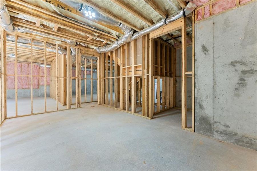 In-progress construction of a new home in , Baldwin, GA (Image 62).