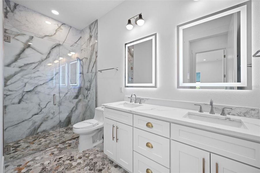 Furnished interior view inside a new home in , Treasure Island (Image 8).