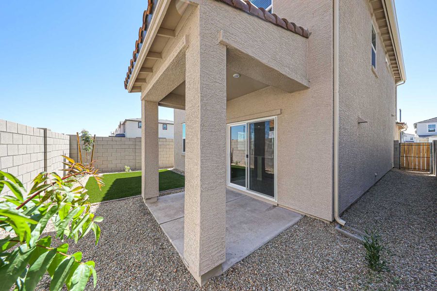 Exterior details and patio area of a home in North Copper Canyon, Surprise (Image 3).
