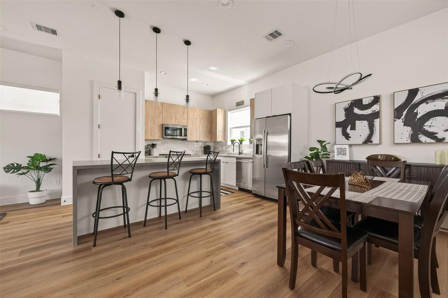 Furnished interior view inside a new home in , Houston (Image 9). Furnished interior view inside a new home in , Houston (Image 9).