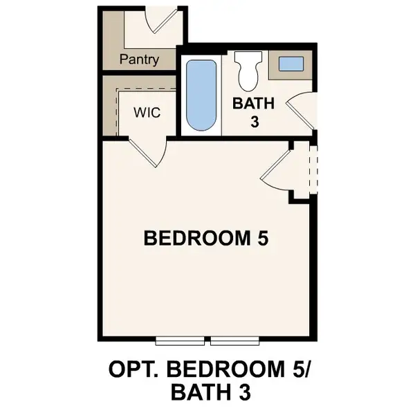 2D floor plan layout of this home in Hickory Hill, Sherman, TX (Image 3).